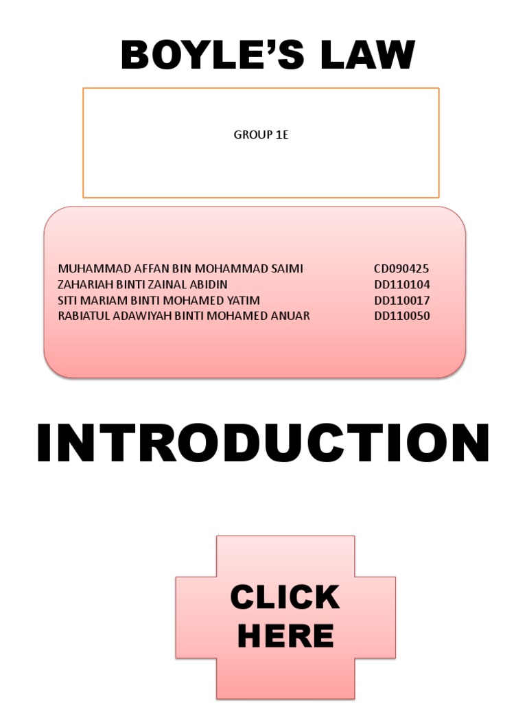 Boyle's Law Experiment Analysis | PDF
