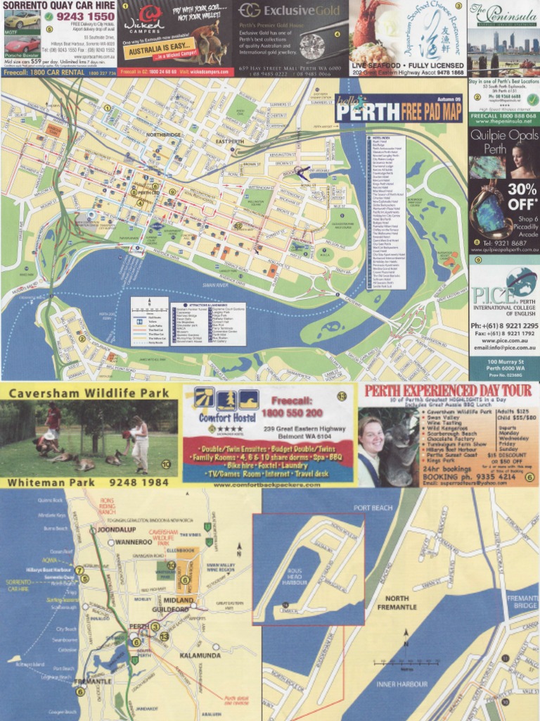 Perth Pad Map Autumn 2009 | PDF