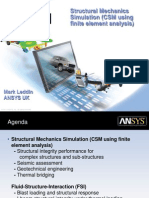 ANSYS Structural Mechanics Simulation June 2011