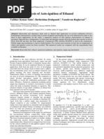 Numerical Analysis of Auto-Ignition of Ethanol: Vaibhav Kumar Sahu, Shrikrishna Deshpande, Vasudevan Raghavan