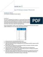 Assignment No 2 Production Theory