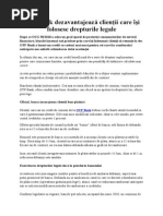 Probleme de Natura Etica Italnite La OTP Bank