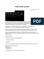 Download Instalasi Mikrotik Untuk Pemula by berillium04 SN19295235 doc pdf