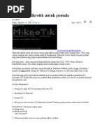 Download Instalasi Mikrotik Untuk Pemula by berillium04 SN19295235 doc pdf