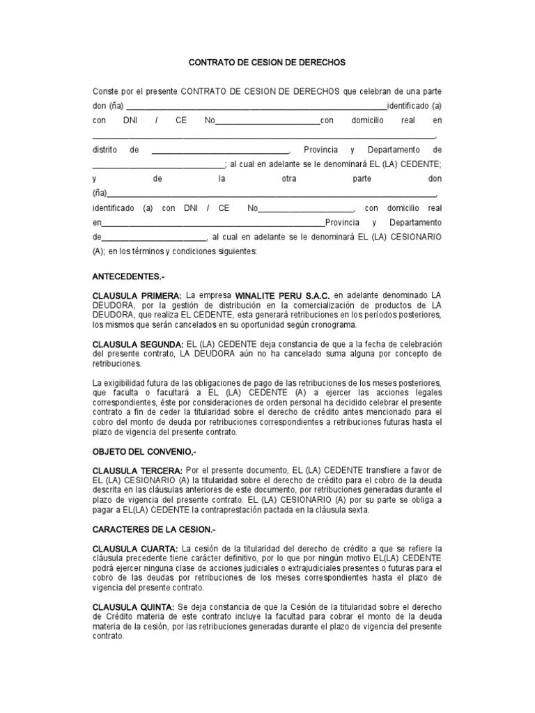 Contrato Cesion Derechos Consultor