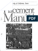 UC Davis Placement Manual 1987