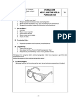 Peralatan Keselamatan Kerja Pengecatan