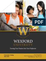 Wexford University Catalog Online