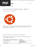 How To Setup An Ubuntu Business Box Server1
