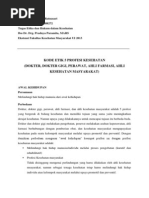 Download Kode Etik 5 Profesi Kesehatan by Pipit Ratnasari SN192987807 doc pdf