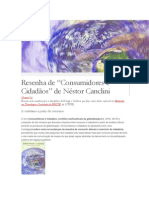 Resenha de "Consumidores e Cidadãos" de Néstor Canclini