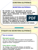 11 - Etiqueta Na Secretária Eletrônica