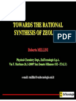 Towards The Rational Synthesis of Zeolites