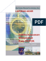 Download S KEPUASAN MASYARAKAT kota depok 2009pdfINDEK by anambas uno SN193003980 doc pdf