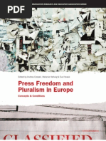 Download Press Freedom and Pluralism in Europe Concepts and Conditions by Intellect Books SN19301441 doc pdf