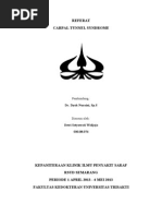 Download Referat Carpal Tunnel Syndrome by Dewi Setyowati W SN193031284 doc pdf