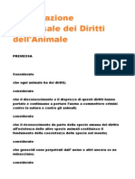 Dichiarazione Universale Dei Diritti Degli Animali