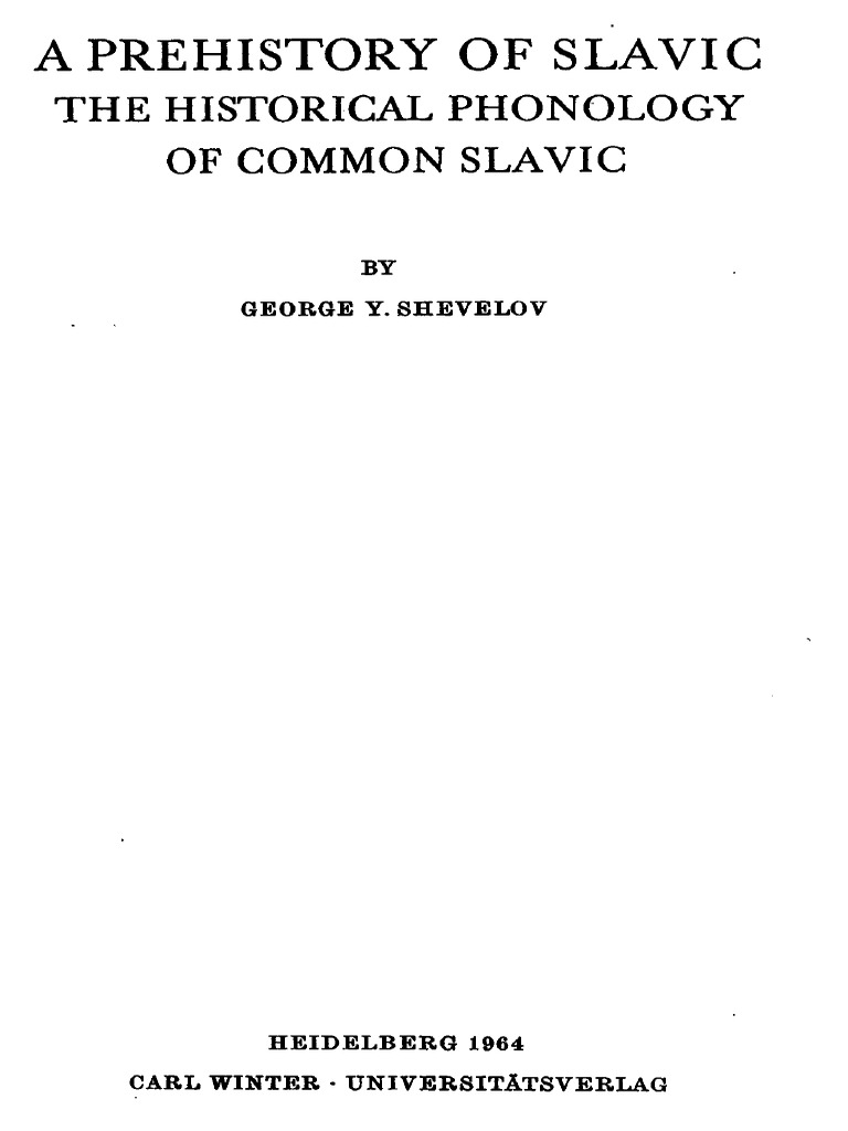 10 & “Harmony” 【COMPLETE BOX】 A Prehistory of Slavic: The Historical Phonology of Common Slavic