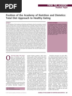 Download Total Diet Approach to Healthy Eating by gistless2003 SN193061493 doc pdf