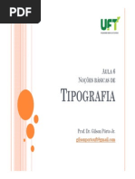 Aula 6 - Noções de tipografia