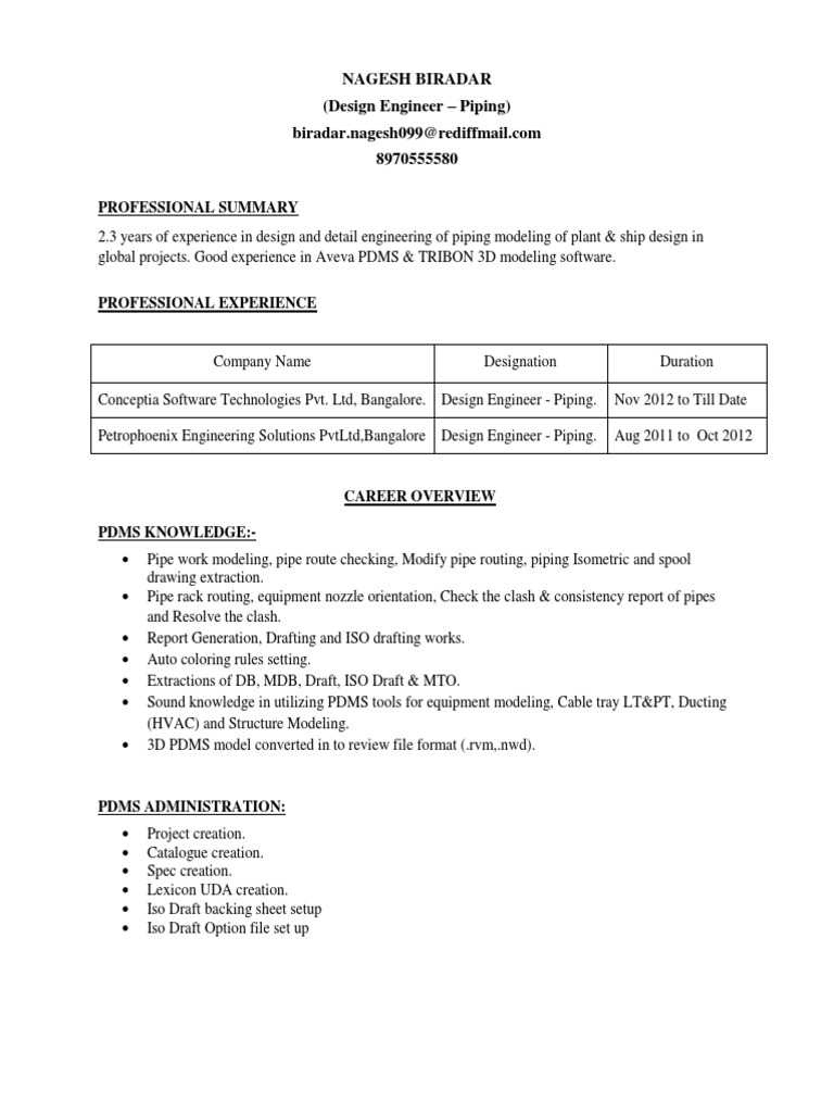 Piping CV | Pipe (Fluid Conveyance) | Portable Document Format