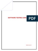 Software Testing Concepts: Adithya Kumar M