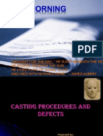 Casting Procedures & Defects Pallavi