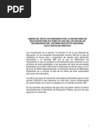 Download Lista oficial de libros de texto autorizados por la SEP para su uso en las escuelas secundarias del Pas by Radaid Prez Lpez SN19310427 doc pdf