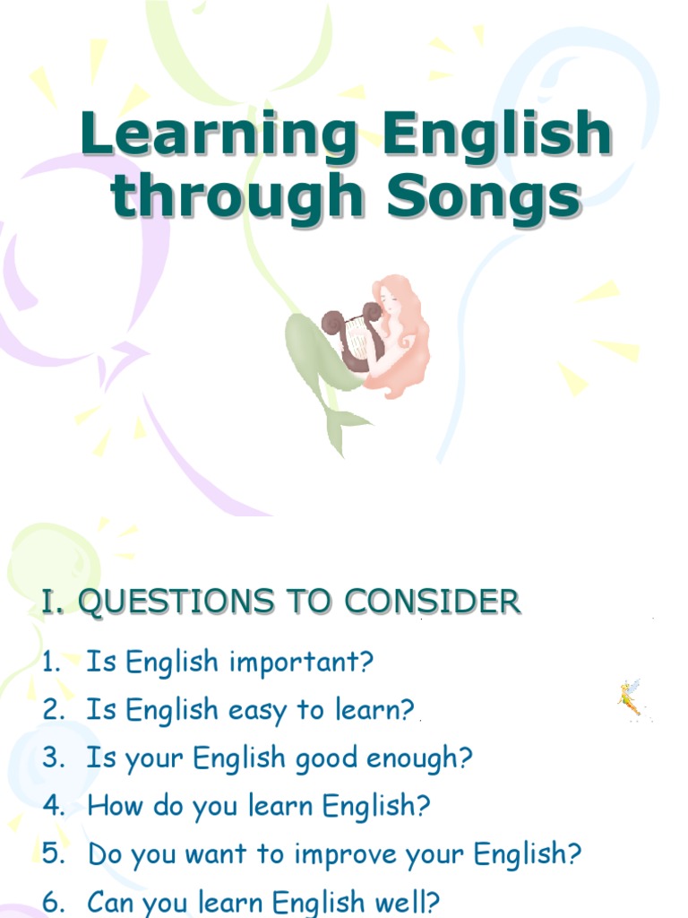 Learning English Through Songs | PDF | English Language | Leisure