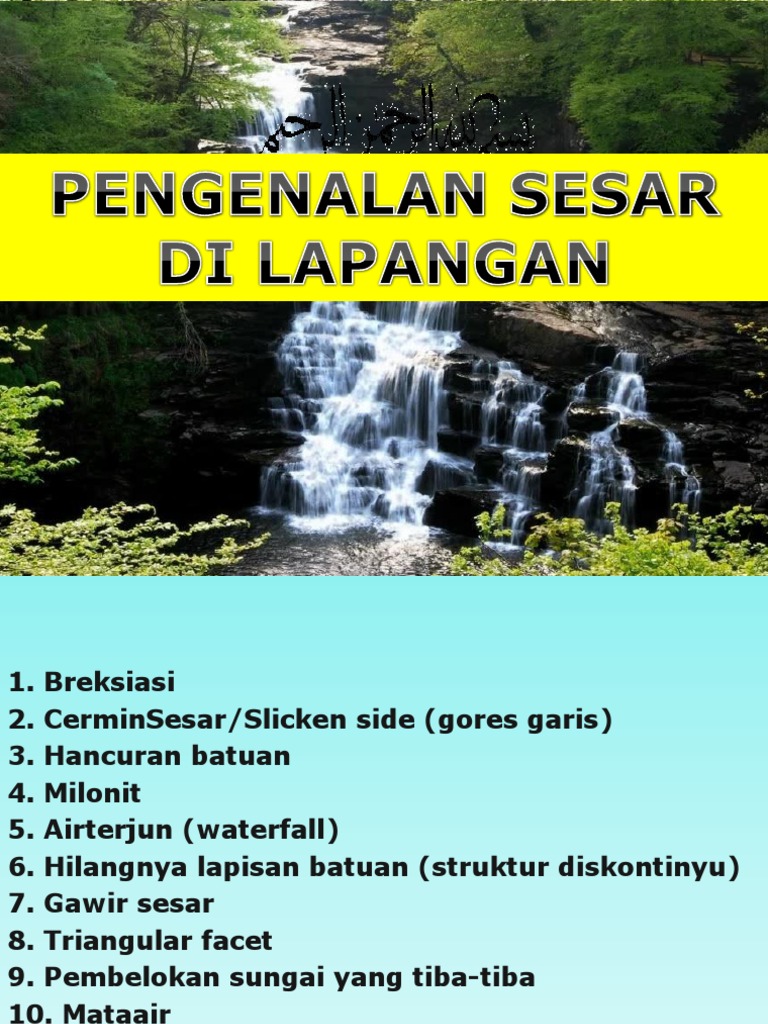 6 Tanda Sesar Di Lapangan | PDF