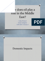 Gallagher Essay 3 Middle Eastern Oil