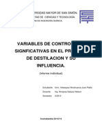 Informe Individual Destilacion