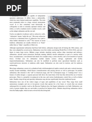 Submarine Pdf Submarines U Boats