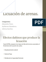 Licuación de arenas