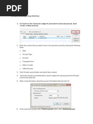 Create a Recurring Entries