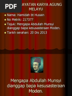 Penghayatan Karya Agung Melayu