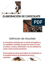 Elaboración de Chocolate