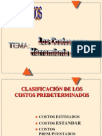 COSTOS PREDETERMINADOS