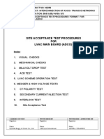 00 - SAT Procedure 0 LVAC Cover Sheet