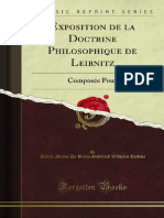 Exposition de La Doctrine Philosophique de Leibnitz 1200118591