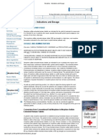 Morphine - Indications and Dosage