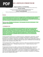 VALOR AGREGADO A SERVIÇOS E PRODUTOS DE INFORMAÇÃO