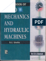 A TextBook of Fluid Mechanics and Hydraulic Machines Dr R K Bansal