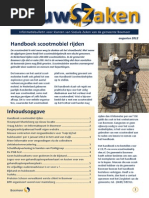 Infoblad Nieuwszaken Voor Klanten Van de Van Sociale Zaken Van de Gemeente Boxmeer