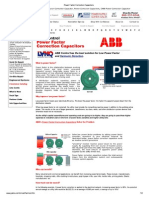 ABB Control PF Corrn Capacitors