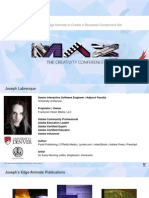 Adobe Presentation: Joseph Labrecque - Using Edge Animate To Create A Reusable Component Set