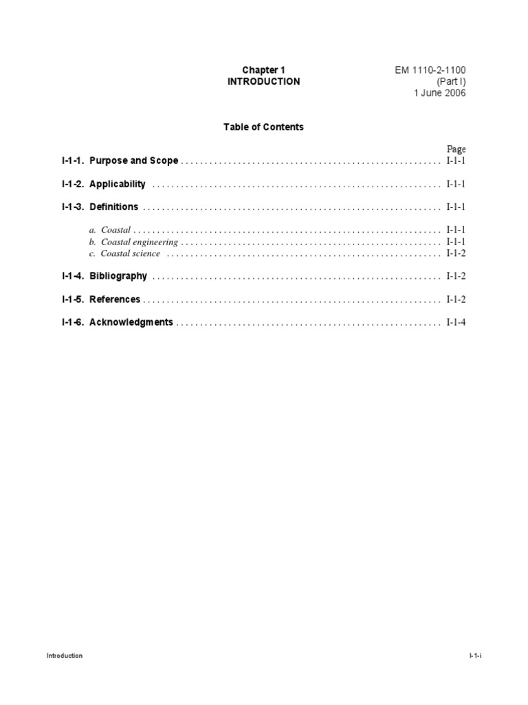 Coastal Engineering Manual Overview | PDF | Science & Mathematics