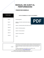 Manual de Audit Al Performantei