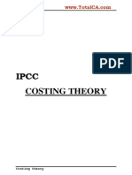 Costing Theory & Formulas & Shortcuts