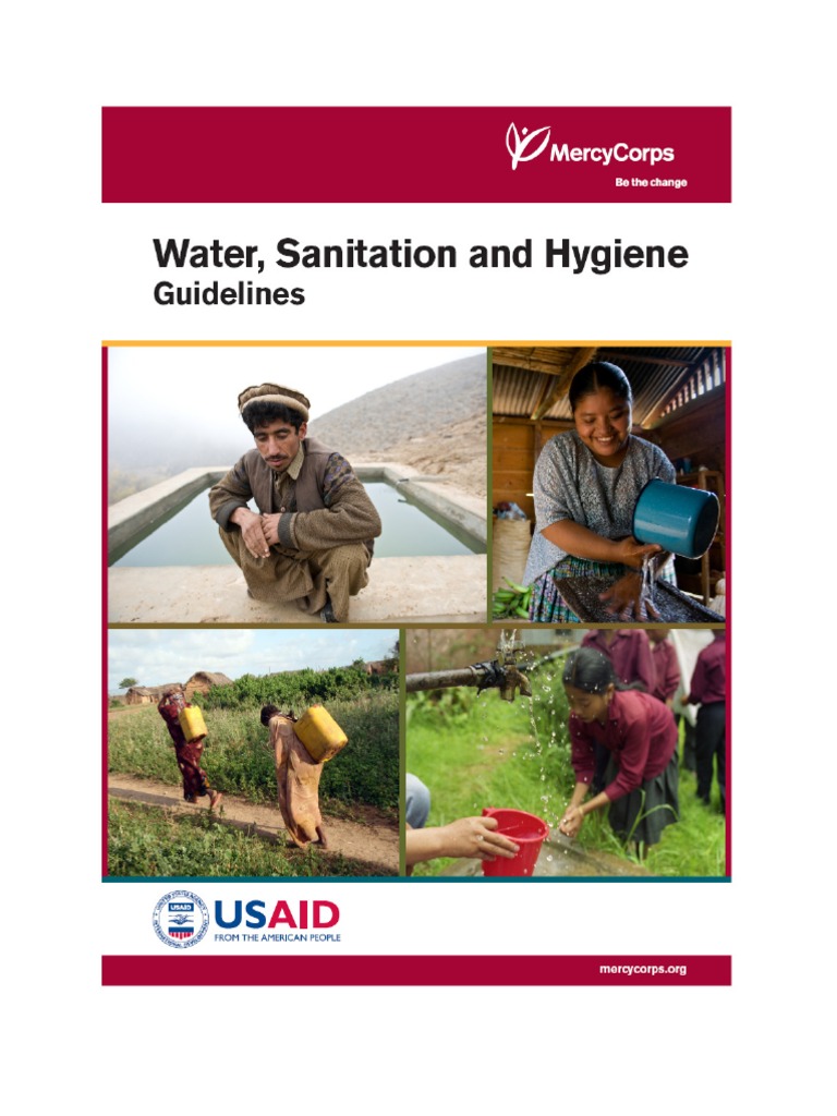 WASH Guidelines PDF Sanitation Diarrhea